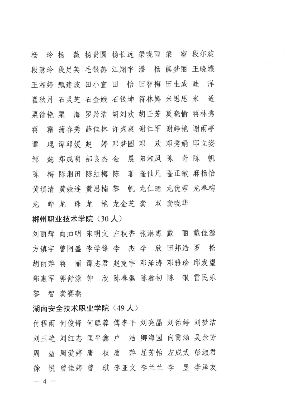 2022年湖南“專升本” 省內生源建檔立卡畢業(yè)生報考資格審核結果的公示(圖4)