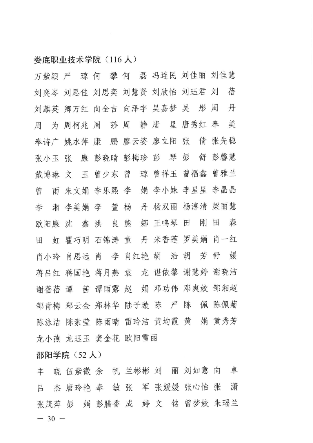 2022年湖南“專升本” 省內生源建檔立卡畢業(yè)生報考資格審核結果的公示(圖30)