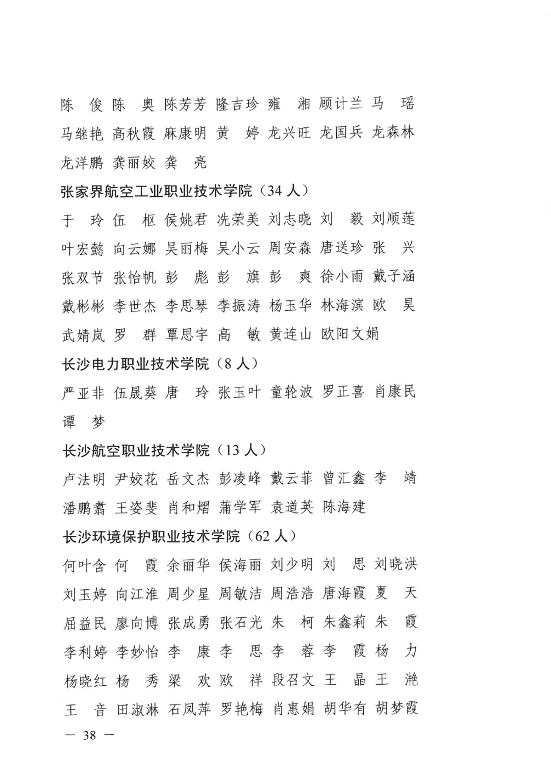 2022年湖南“專升本” 省內生源建檔立卡畢業(yè)生報考資格審核結果的公示(圖38)