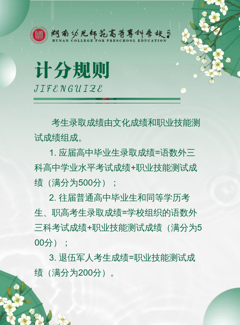 湖南幼兒師范高等?？茖W(xué)校2022年單獨(dú)招生簡(jiǎn)章(圖10)