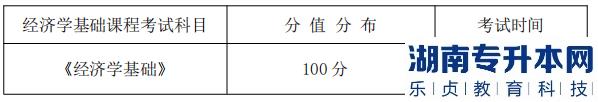 湖南信息學(xué)院專升本考試科目、分值分布及考試時(shí)間