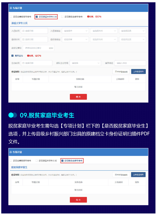 2023年湖南省普通高等學(xué)?！皩Ｉ尽笨荚噲?bào)考系統(tǒng)操作指南(官方)