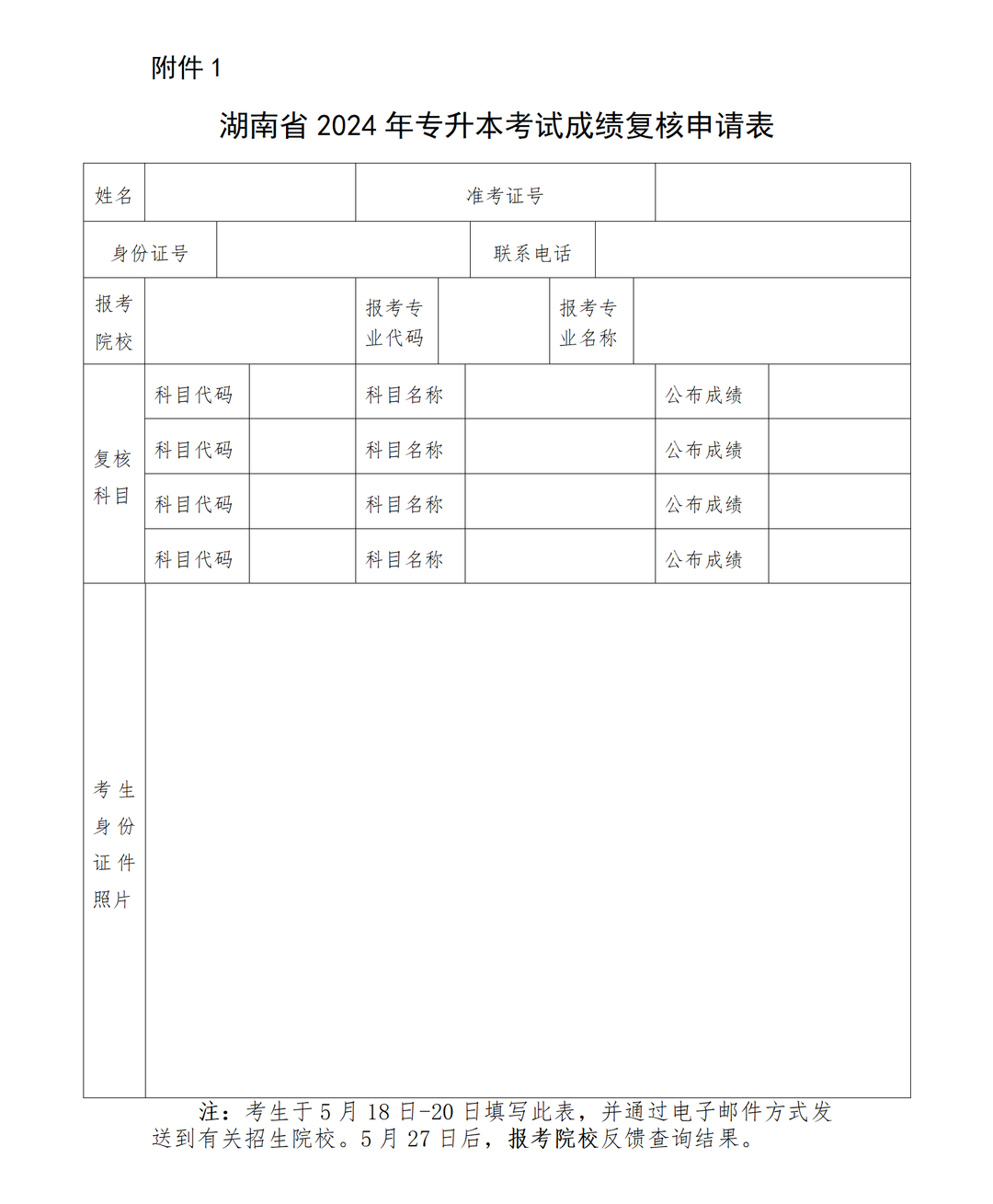 2024年湖南省專升本考試成績查詢公告