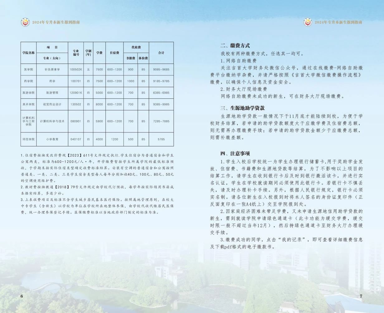 關(guān)于2024年吉首大學(xué)專升本錄取通知書郵寄的通知（附專升本新生指南）