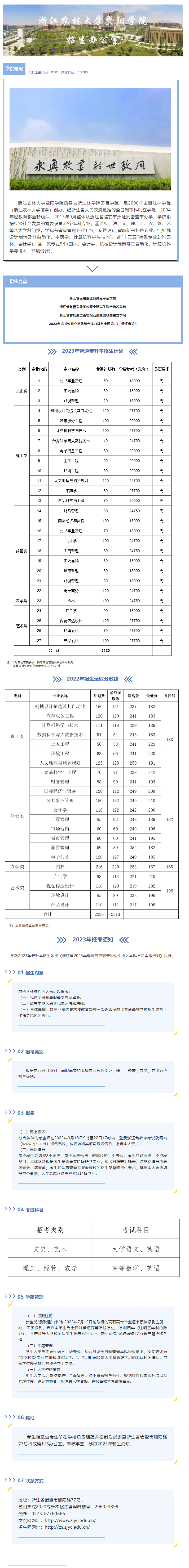 2023年浙江農(nóng)林大學(xué)暨陽學(xué)院專升本招生簡(jiǎn)章(圖1)