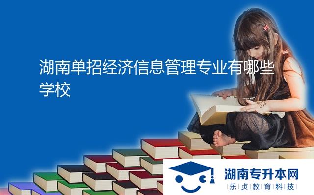 湖南單招經(jīng)濟(jì)信息管理專(zhuān)業(yè)有哪些學(xué)校