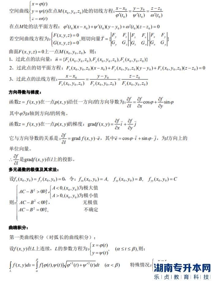 河南高數(shù)專(zhuān)升本公式大全(圖5)