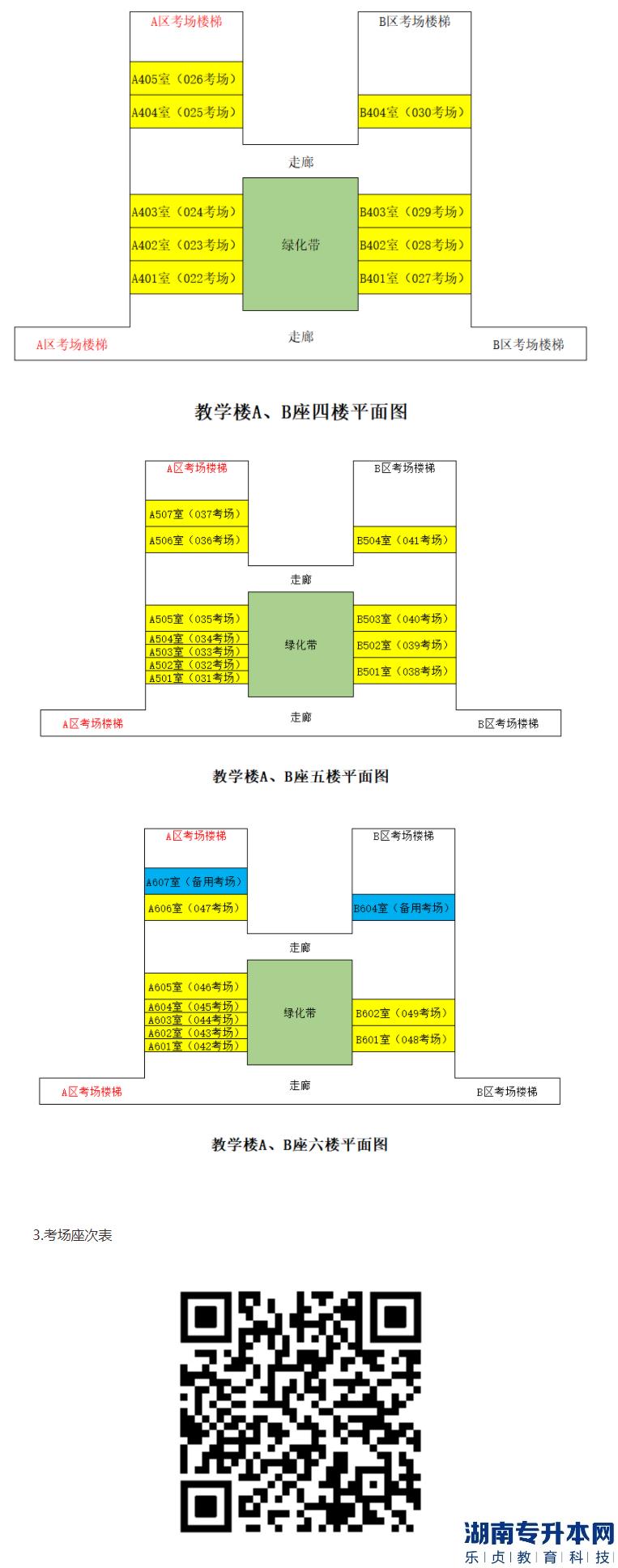2023年湛江科技學院專升本自命題科目考試須知及考場編排