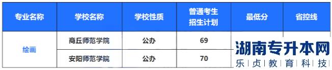 2022年河南專(zhuān)升本藝術(shù)類(lèi)專(zhuān)業(yè)招生計(jì)劃及錄取分?jǐn)?shù)線(xiàn)(圖7)